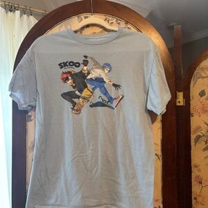 SK8 Light Blue Graphic Tee